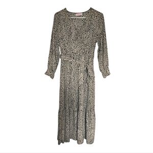 C+D+M Animal Print Dress Sz M